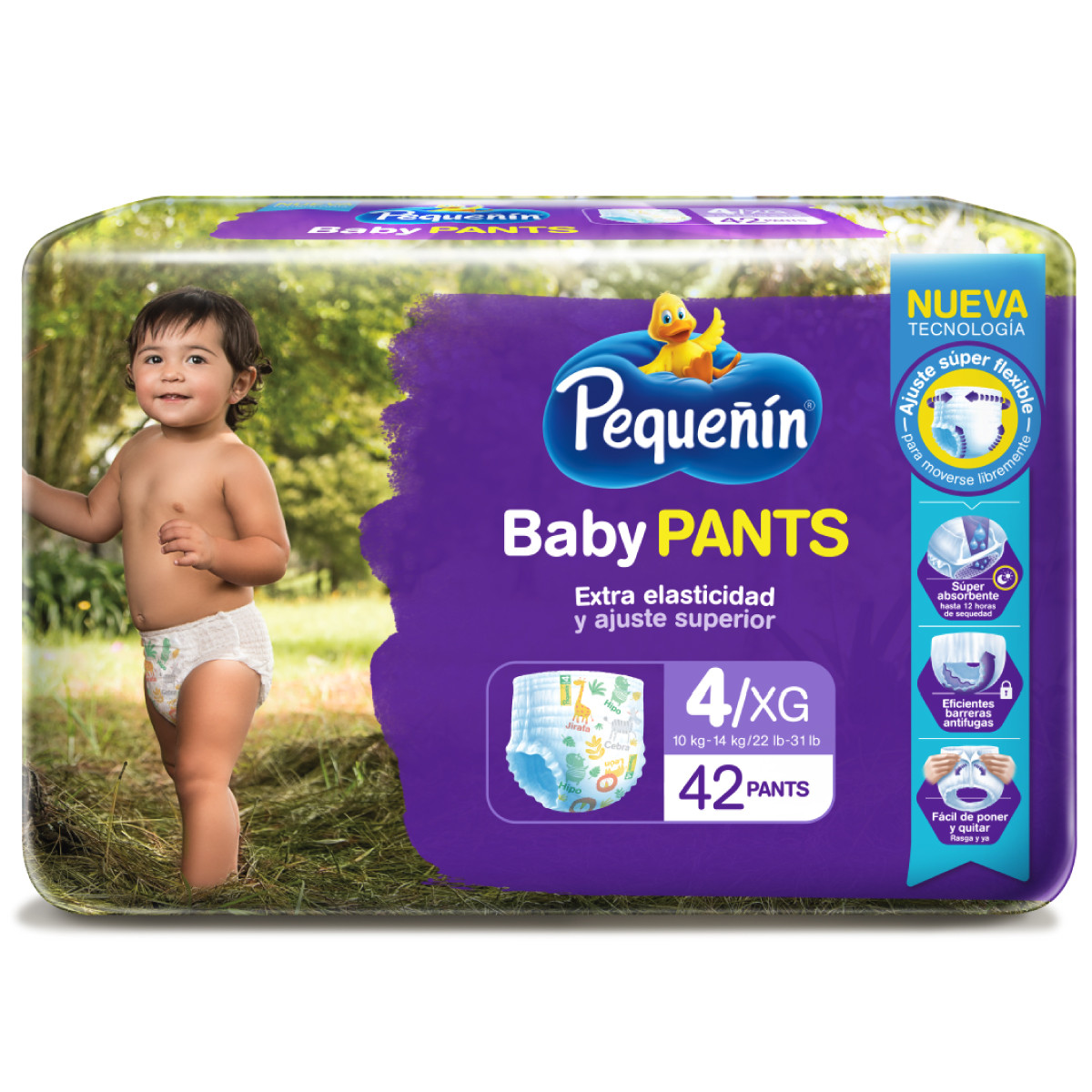 Imagen Inactiva Panal Pequeñín Baby Pants Etapa 4 x 42 und