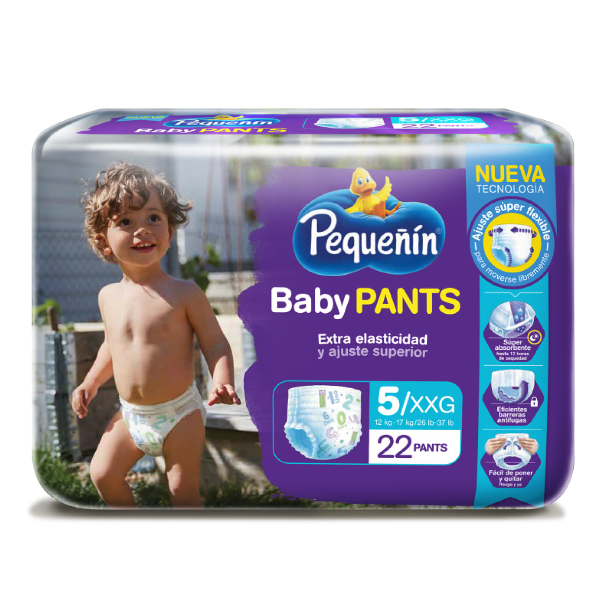 Imagen Inactiva Panal Pequeñín Baby Pants Etapa 5 x 22 und